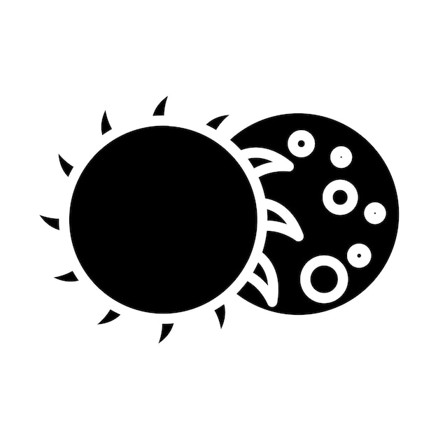 Vector Design Lunar Icon Style