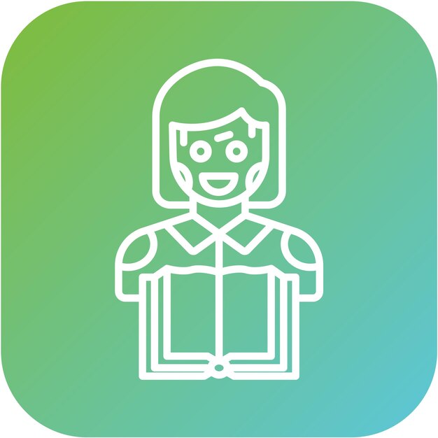 Vector Design Machine Learning Icon Stijl