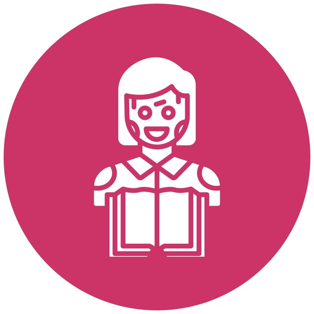 Vector Design Machine Learning Icon Stijl