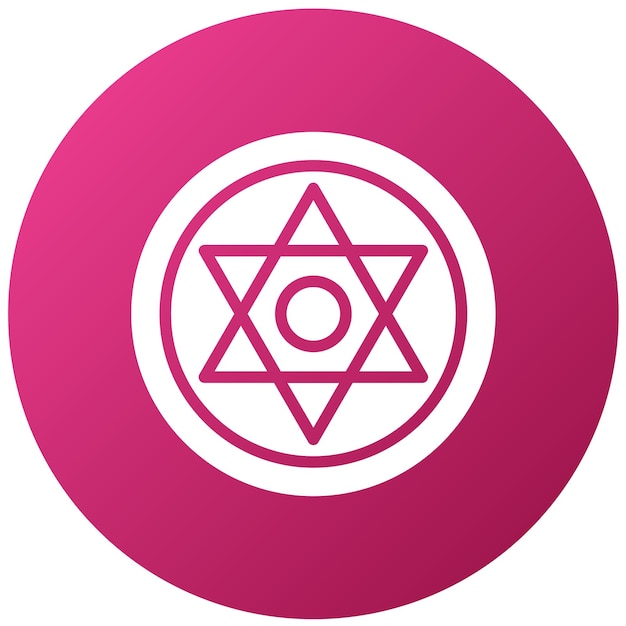 Vector vector design magic sigil icon style