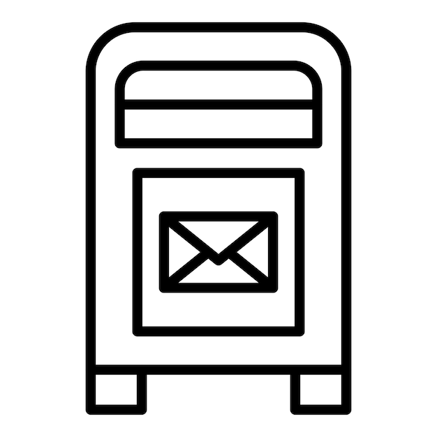 Vector Design Mailbox Icon Style