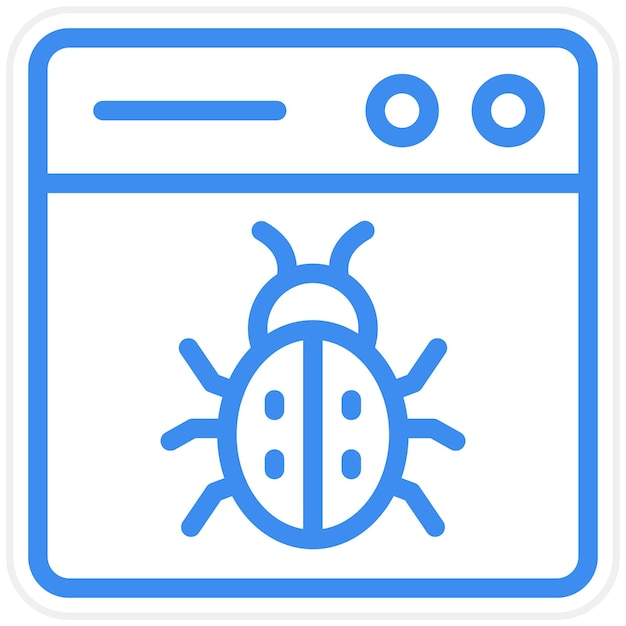 Vector Design Malware Icon Stijl