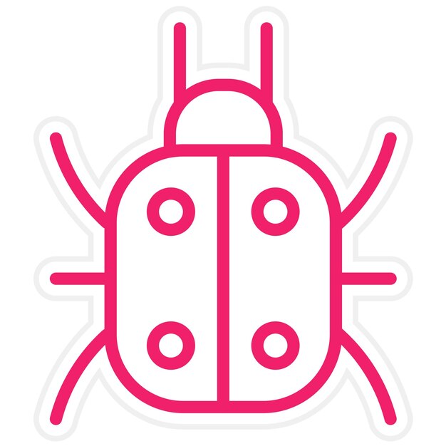 Vector Design Malware Icon Stijl