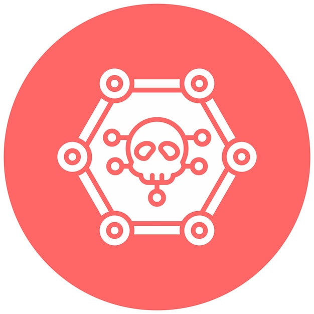 Vector Design Malware Icon Stijl