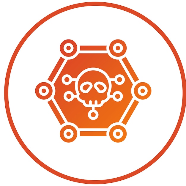 Vector Design Malware Icon Stijl