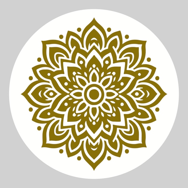 Vector Design of a Mandala