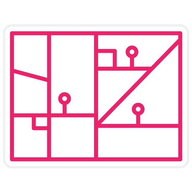 Vector vector design map icon style