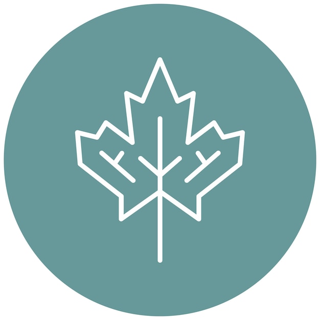 Vector Design Maple Icon Style