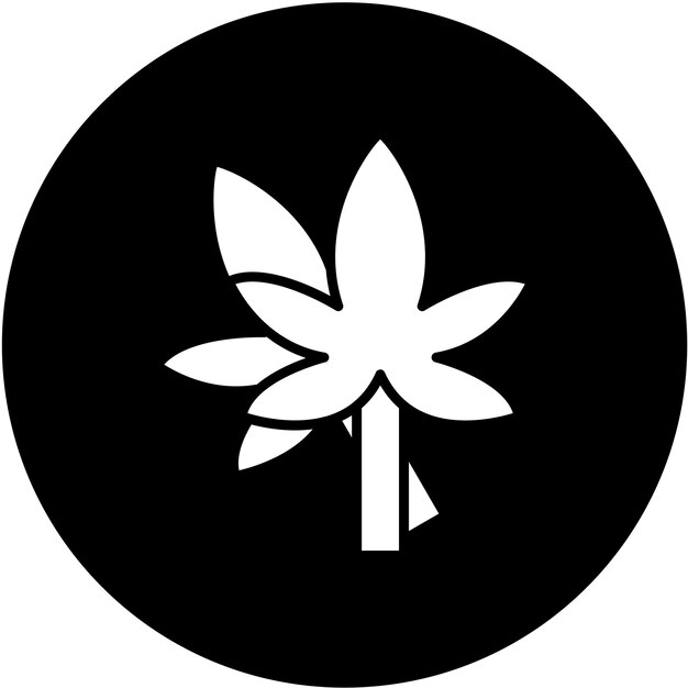 Vector Design Marijuana Icon Style