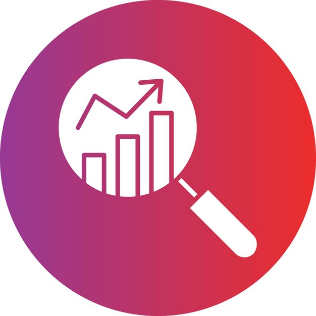 Векторный дизайн исследования рынка Иконный стиль
