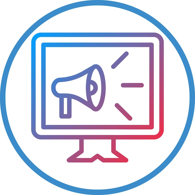 Vector Design Marketing Technologie Icon Stijl