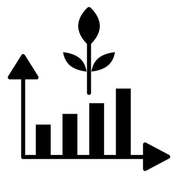 vector design material grown icon style