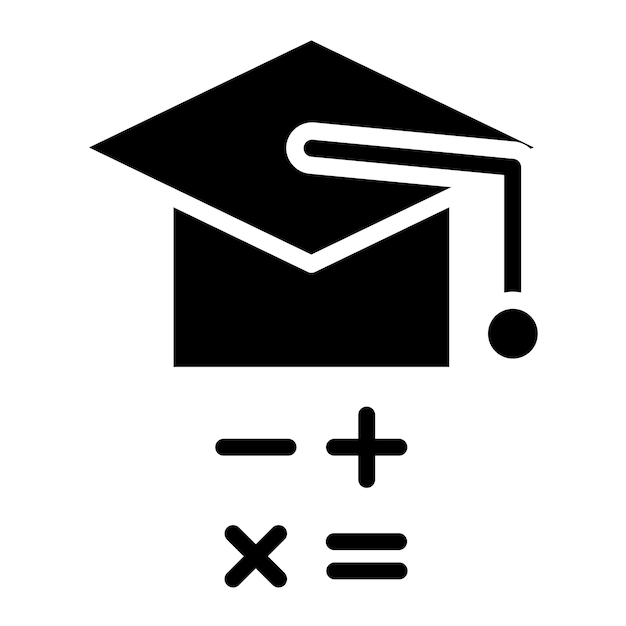 Vector vector design math whiz icon style