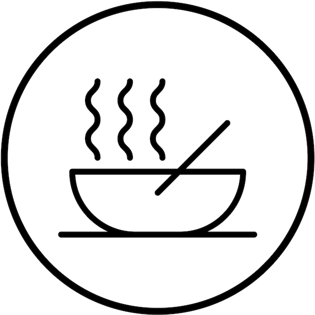 Vector Design Meal Kit Icon Stijl