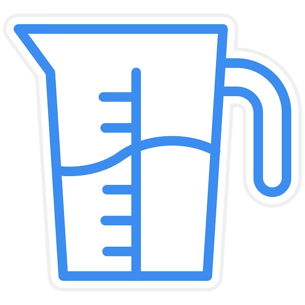 Vector vector design measuring jug icon style