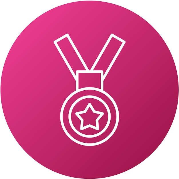 Vector Design Medal Icon Style