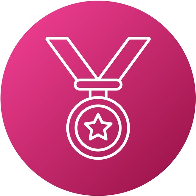 Vector vector design medal icon style