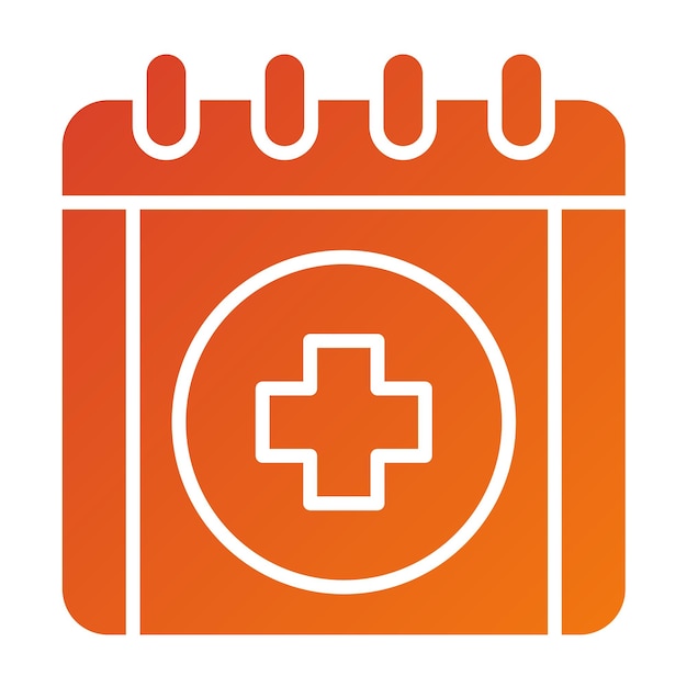 Vector vector design medical appointment icon style