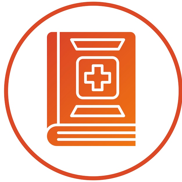 Vector vector design medical book icon style