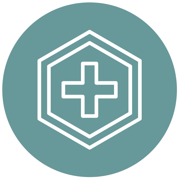 Vector vector design medical cross icon style