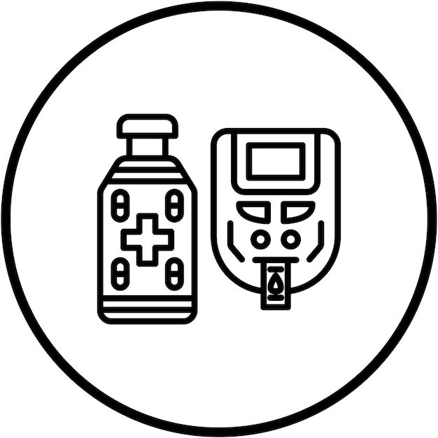 Vector vector design medical products icon style