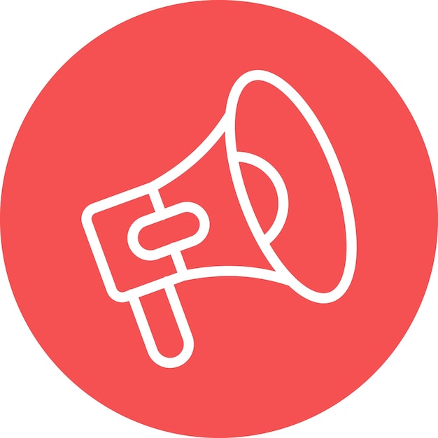 Vector Design Megaphone Icon Style