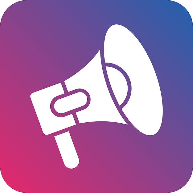 Vector Design Megaphone Icon Style