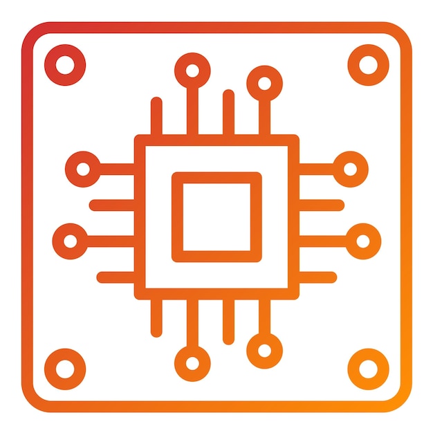 Vector Design Micro ATX Icon Stijl