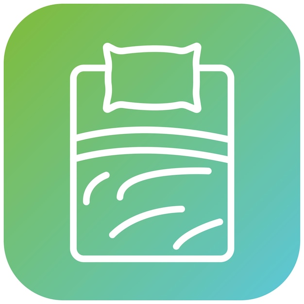 Vector Design Microfiber Bedding Icon Stijl