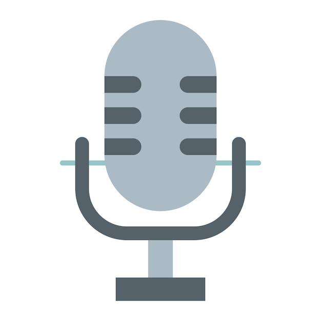 Vector Design Microphone Icon Style