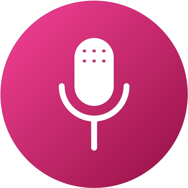 Vector vector design microphone icon style