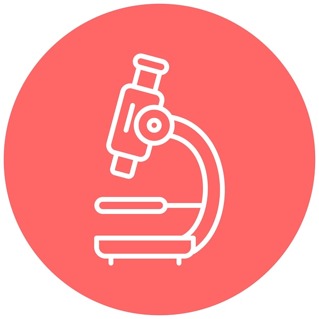 Vector Design Microscope Icon Style