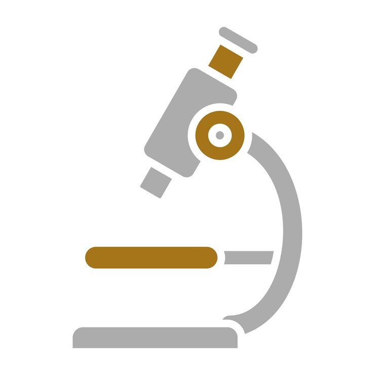 Vector vector design microscope icon style