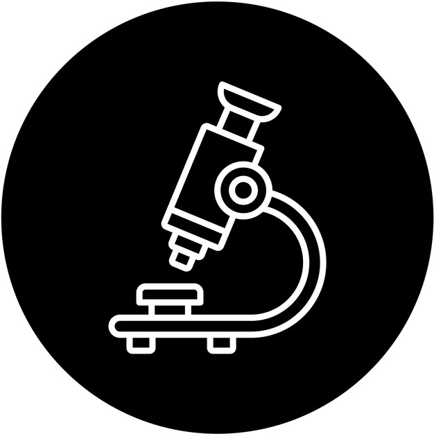 Vector Design Microscope Icon Style