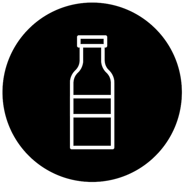 Vector Design Milk Bottle Icon Style