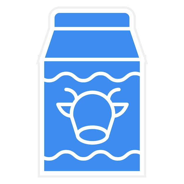 Vector vector design milk icon style