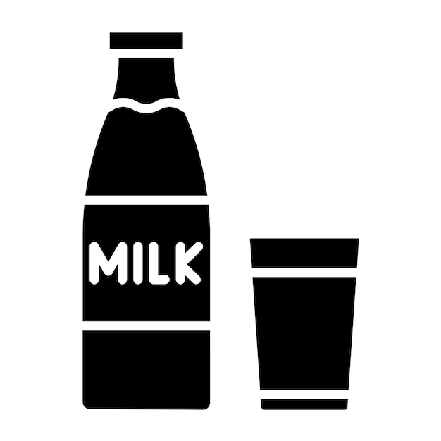 Vector Design Milk Icon Style