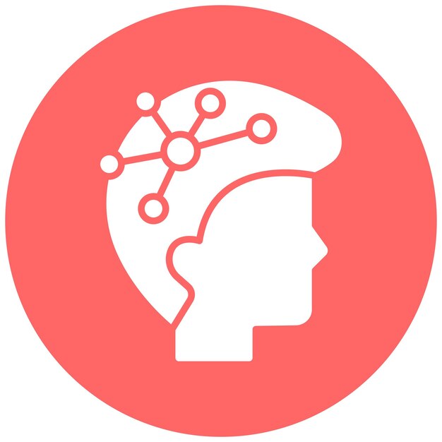 Vector Design Mind Mapping Icon Stijl