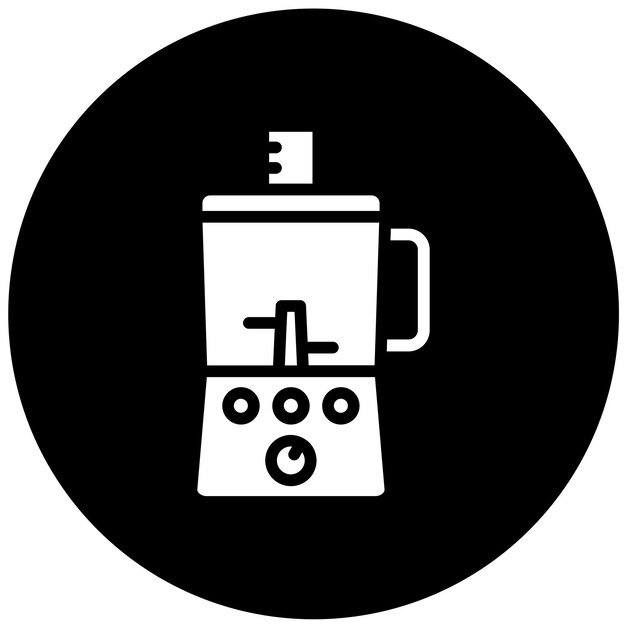 Vector vector design mini food processor icon style