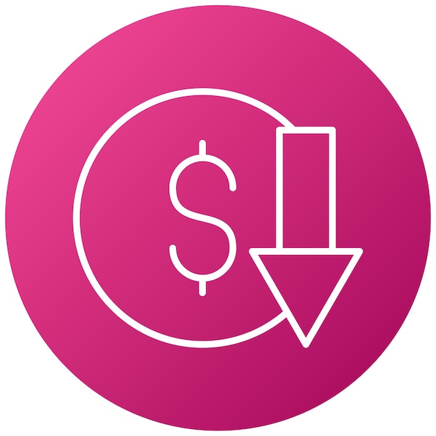 Vector vector design minimum wage icon style
