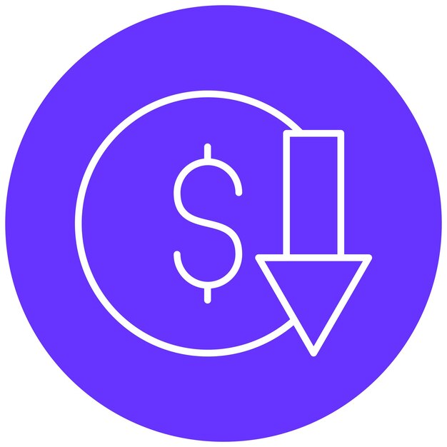 Vector vector design minimum wage icon style
