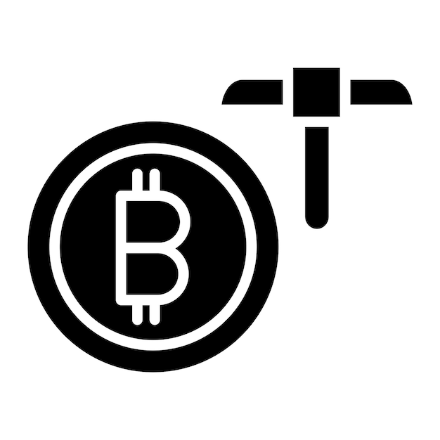 Vector Design Mining Icon Stijl