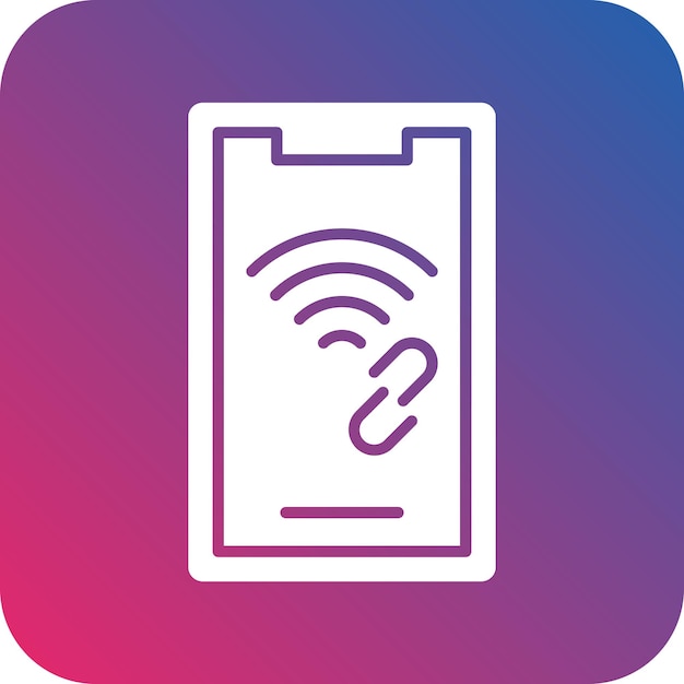 Vector Design Mobile Hotspot Icon Style