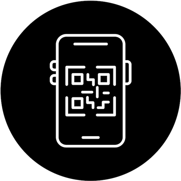 ベクトル デザイン モバイル Qr コード アイコン スタイル