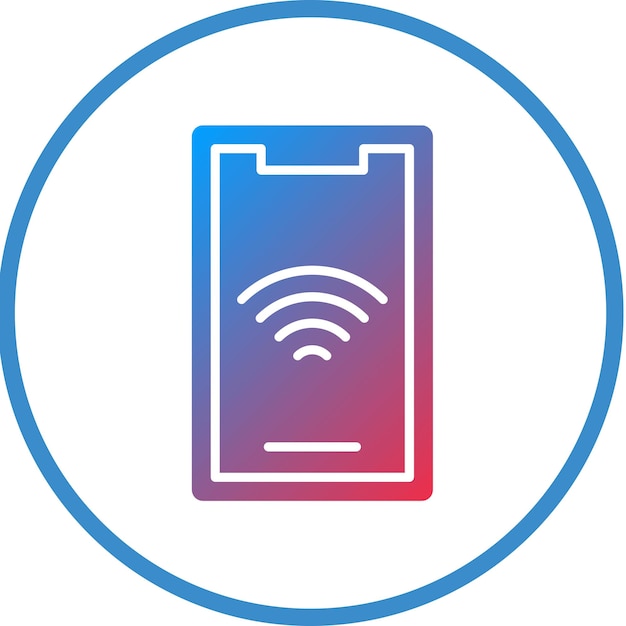 Vector Design Mobile Wifi Icon Style