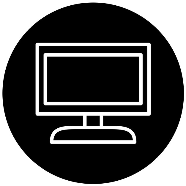 터 디자인 모니터 아이콘 스타일
