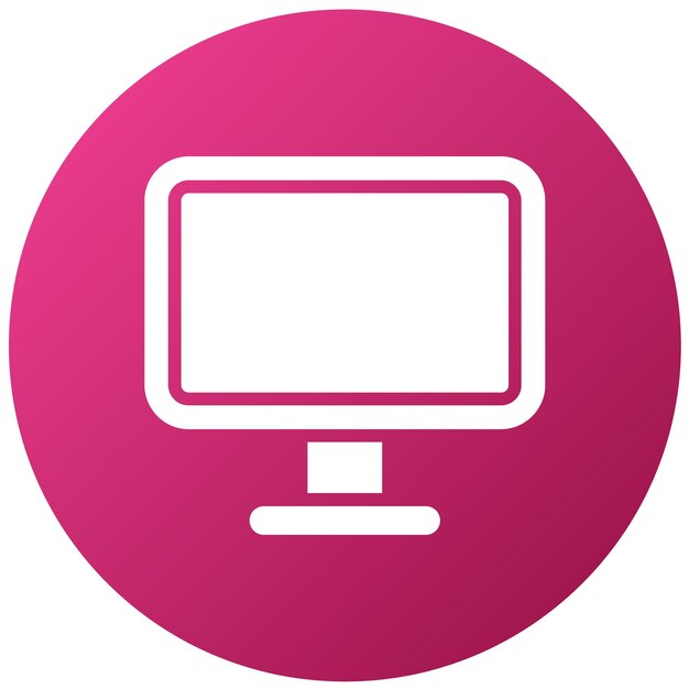 터 디자인 모니터 아이콘 스타일