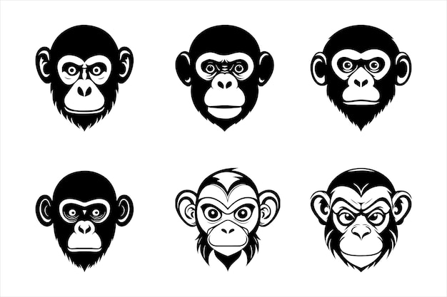 Vector design of a monkey icon