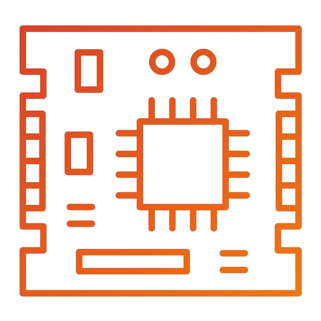 Vector vector design motherboard icon style