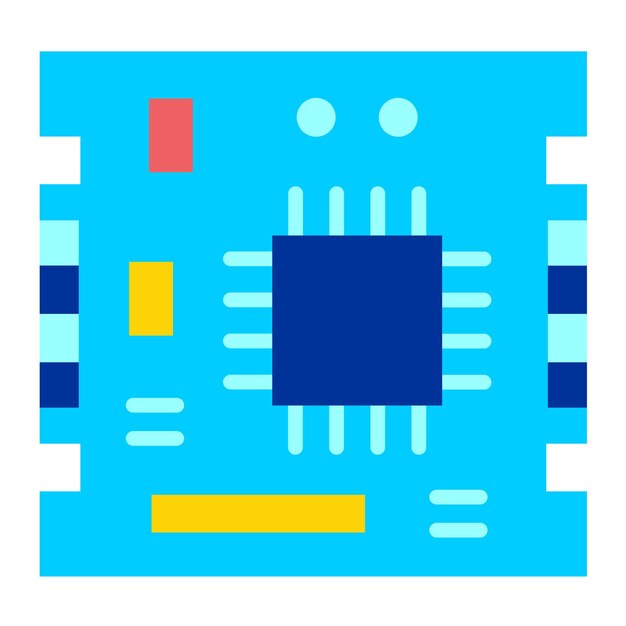 Vector Design Motherboard Icon Style